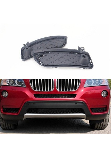Otomobil Ön Tampon Izgara Ön Havalandırma Alt Grille Sis Faresi Çerçevesi 51117249596 Bmw F25 X3 Için 51117249595 (Yurt Dışından) modelleri
