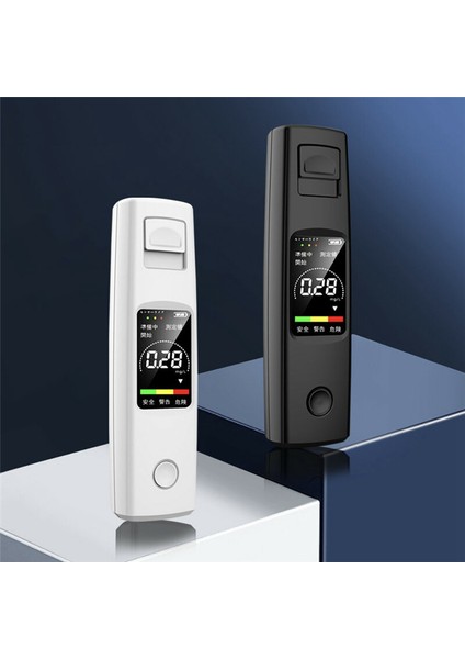 Alkol Test Cihazı Profesyonel Yüksek Duyarlılık Breathalyzer Temassız Alkolometre Şarj Edilebilir Portatif Breathalyzer B (Yurt Dışından) fiyatları