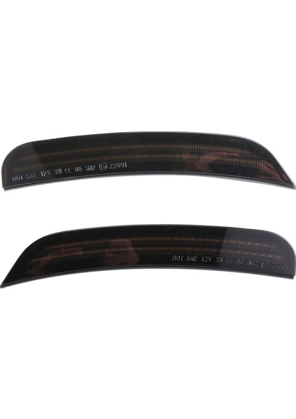 Araba Ön Çamurluk Lambaları Amber LED Yan Işaretçi Işık Füme Lens Su Geçirmez Gösterge Işığı Chrysler 300 2015-2022 (Yurt Dışından)