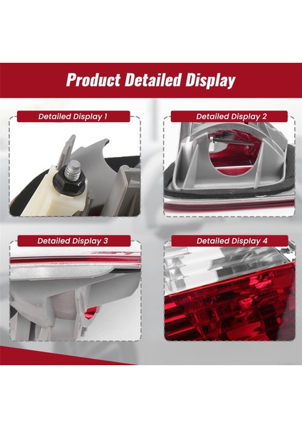 Bmw 3 Serisi Için E46 2002-2005 Araç Iç Arka Arka Iligir Fren Işığı 63216910537 Sol (Yurt Dışından) modelleri