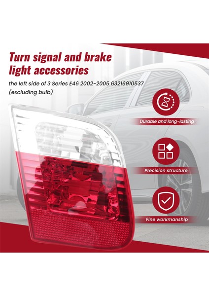 Bmw 3 Serisi Için E46 2002-2005 Araç Iç Arka Arka Iligir Fren Işığı 63216910537 Sol (Yurt Dışından) fırsatları