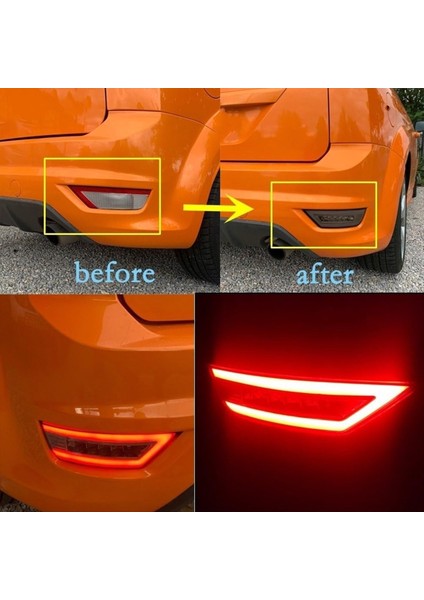 Ford Arka Sis Lambası Dönüş Sinyali Freni Için Arka Tampon Reflektör Lambası (Yurt Dışından) fiyatları