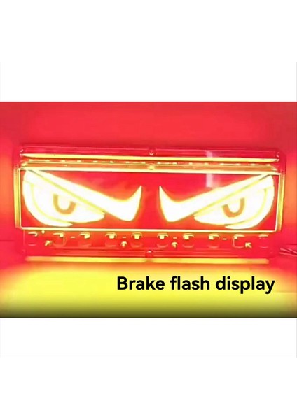 LED Yüksek Parlaklık Su Geçirmez Fren Işığı Anti-Tailgating Kombinasyon Aracı LED Arka Kuyruk Işığı Koşu Dönüş Sinyali (Yurt Dışından) fiyatları