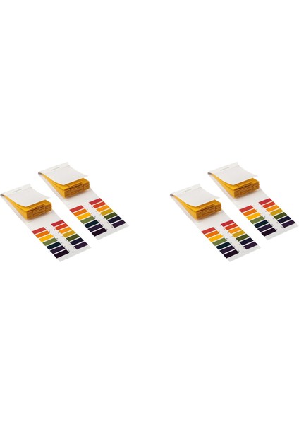 2 Set 160 Şerit 1-14 Ph Turnusol Kağıdı Kontrol Kartlı (Yurt Dışından)