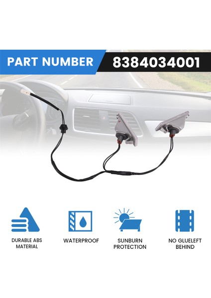 LED Araba Plakası Işığı Ssangyong Korando Için Assy 2012 Arka Işık Numaralı Plaka Lambası Doğrudan Değiştirme 8384034001 (Yurt Dışından) fırsatları