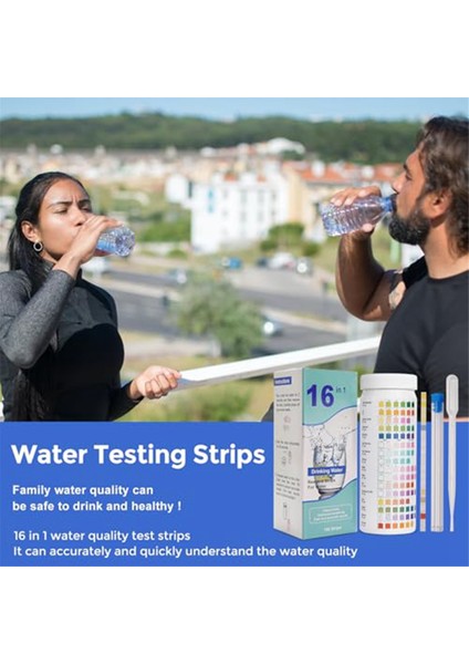 16 1 Arada Su Testi Şeritleri, Içme Suyu Testi Kiti, 100 Şerit Ev Su Kalitesi Test Kiti (Yurt Dışından) modelleri