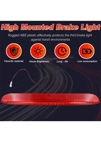 Araba Yüksek Monte Fren Işığı Arka Kuyruk Işığı Hyundai Için Üçüncü Fren Işığı I800 H1 Starex H-1 1997-2007 92700-4A900 (Yurt Dışından) fırsatları