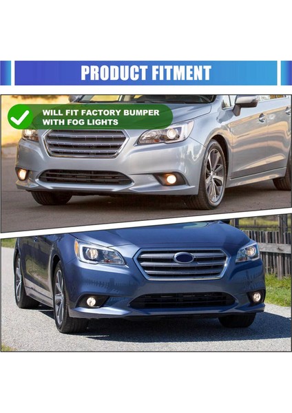 2 Adet Sol ve Sağ Tarafı Sis Işık Lambası Kapağı Subaru Legacy Için Set Set 2015-2017 57731AL07A 57731AL06A (Yurt Dışından) indirimleri