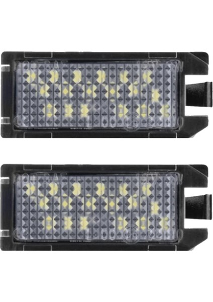 Araba LED Numaralı Plaka Işık Lambası Beyaz 68228931AA 68228930AA Fiat Için 500 Maserati Levante Jeep Dodge Kuyruk Lambaları (Yurt Dışından)