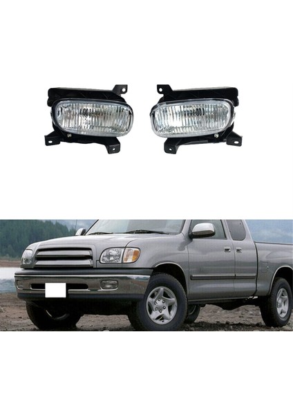 1paır Araç Ön Tampon Sis Lambası 81210-0C010 81220-0C010 Toyota Tundra Pickup Için 2000-2006 Halojen Ampullü Sis Lambaları (Yurt Dışından) modelleri