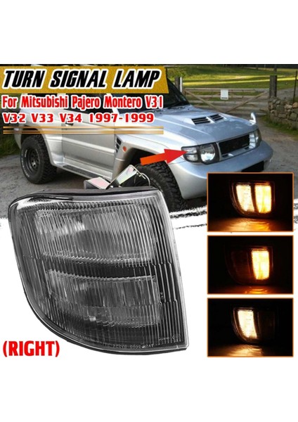 Mitsubishi Pajero Montero V31 V32 V33 V34 1997 1998 1999 Için Araba Ön Köşe Dönüş Sinyali Işık Köşesi Işık (Yurt Dışından) fiyatları