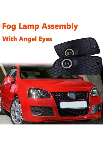 Sis Lambası Montaj Ön Tampon Izgarası Alt Melek Göz Lambası Golf Için 5 Jetta Mk5/gli 2004-2009 Araba Aksesuarları (Yurt Dışından) fiyatları