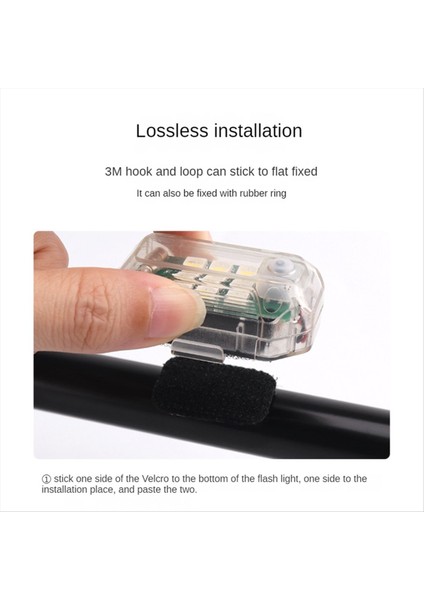 Strobe Light Motosiklet LED Flash Flash Çarpışma Karşıtı Uyarı Işık Araç Bisiklet Su Geçirmez Kablosuz Uzaktan Kumanda, 6 Pc (Yurt Dışından) fırsatları