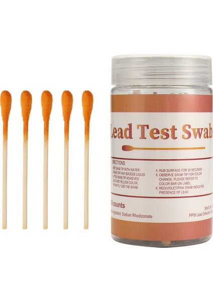 Kurşun Boya Testi Swabs Kit: 60 Pcs Kurşun Test Kiti Swabs, Ev Kurşun Test Kiti, Kurşun Kontrol Swabs, Kurşun Testi (Yurt Dışından) fiyatları