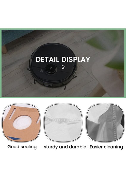 Ozmo T8 T8 Max Için 7 Paket Vakumlu Toz Torbası (Yurt Dışından)