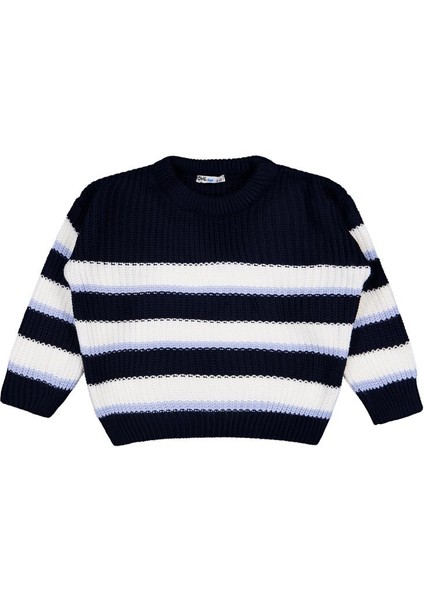 Çizgili Gömlekli 2-5 Yaş Kazak - Lacivert 4-5 Yaş fiyatları