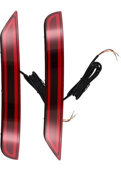 1 Çift LED Arka Tampon Reflektör Kuyruk Freni Sinyali Işık Lambası Subaru Forester 08-16 (Yurt Dışından) modelleri