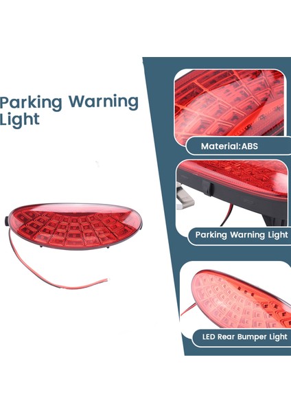 Peugeot 206 206CC Araç LED Arka Tampon Işığı ile Lıl Bağlı Parça Parkılık Uyarı Işığı Işığı Refevlectör Taıllıvars 6351K5 (Yurt Dışından) indirimleri