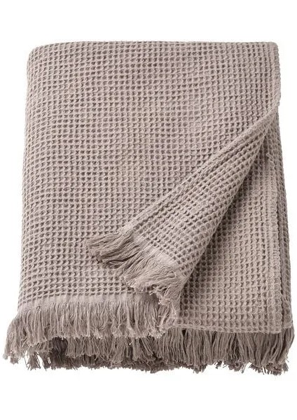 Vallasan Banyo Havlusu Açık Gri Kahverengi 100 x 150 cm