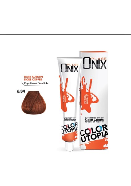 Onix Tüp Boya 6,34 Koyu Kumral Dore Bakır