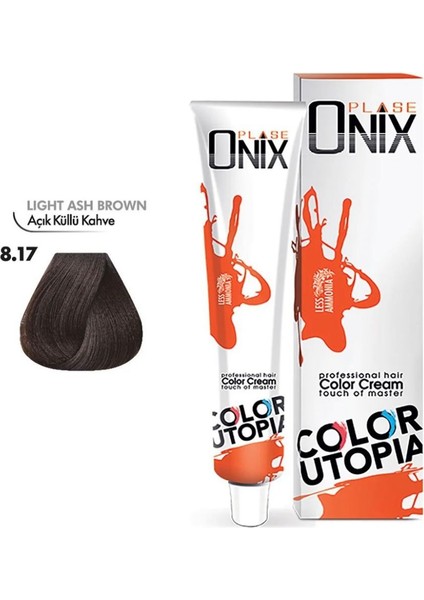 Onix Tüp Boya 8,17 Açık Küllü Kahve