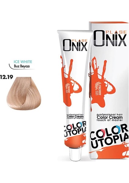 Onix Tüp Boya 12,19 Buz Beyazı