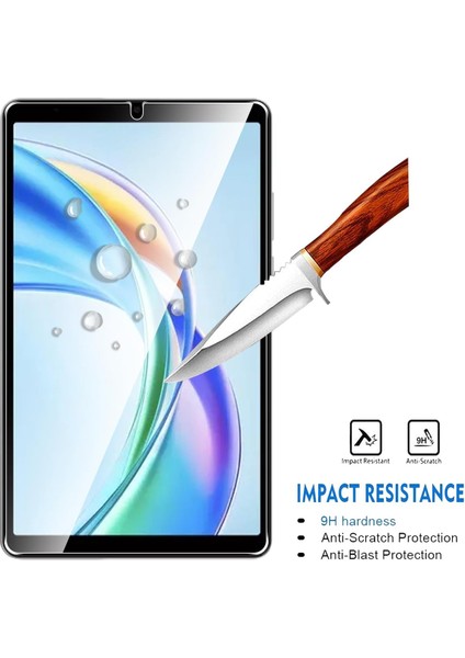 Honor Pad X7 8.7 Inç ile Uyumlu Kırılmaz Tablet Temperli Cam Ekran Koruyucu modelleri