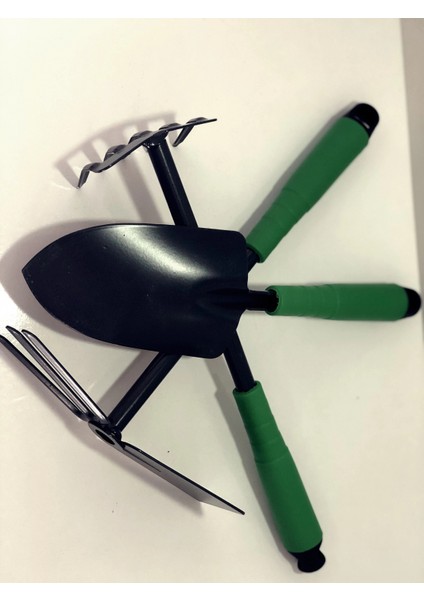 3 Parça Bahçe Seti - Çapa Tırmık Kazma Set (K95) fiyatları