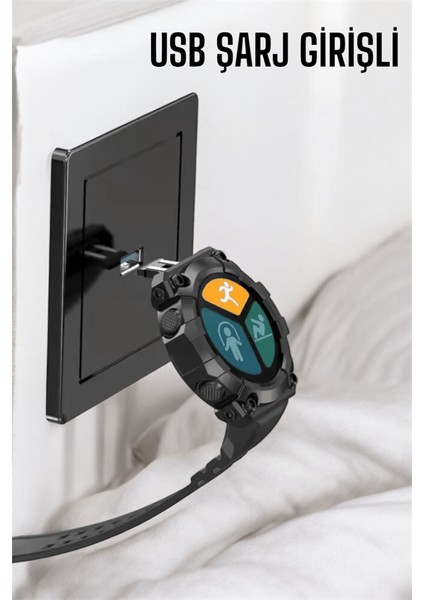 Yeni Nesil Pro Akıllı Saat Sağlık ve Spor Takibi Yapabilen - M807R761-K86807 fırsatları