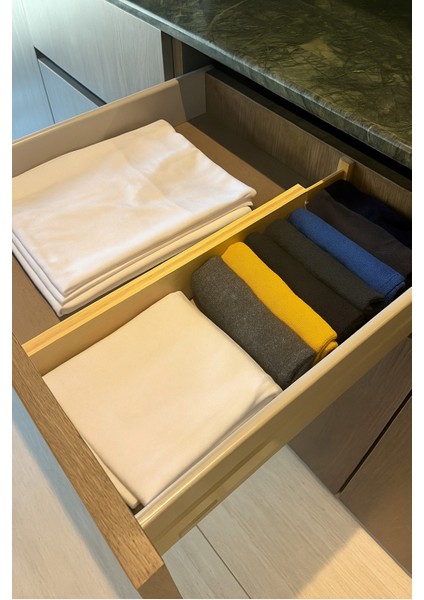 Doğal Bambu Ayarlanabilir Yaylı Çekmece Ayracı – Çok Amaçlı Dolap ve Organizer Bölücü BR-6712 fiyatları