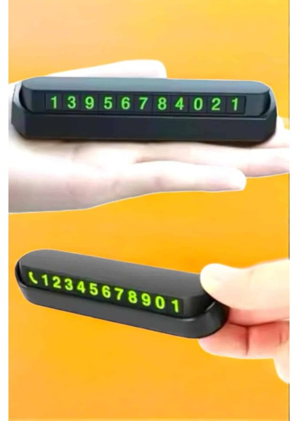 Numaralık Araç Içi Araba Araç Park Numaratör Telefon Numarası Yazma - M622R551-K42622 modelleri