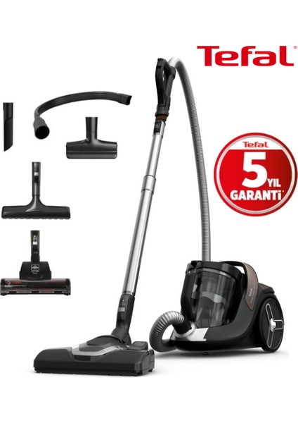 Turbo Halı Döver Başlıklı Sessiz ve Güçlü Silence Force Cyclonic Toz Torbasız Elektrikli Süpürge X-Trem Cyclonic Effitech