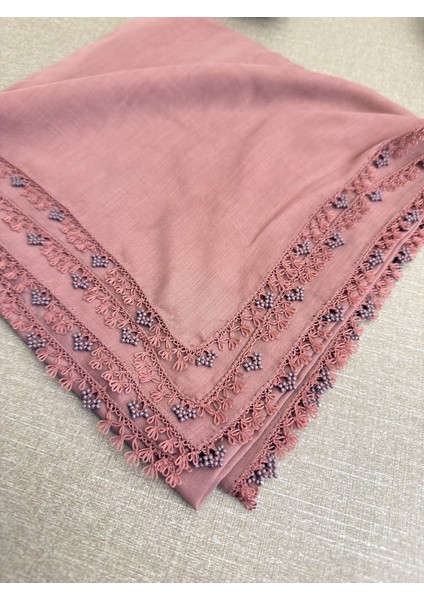 Anne Eli Ile Işlenmiş Tığ Oyalı Yazma Örtü Yerli Üretim 100X100CM fiyatları