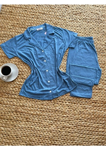 Pijamigas Viskon Puanlı Kadın Pijama Takımı fırsatları