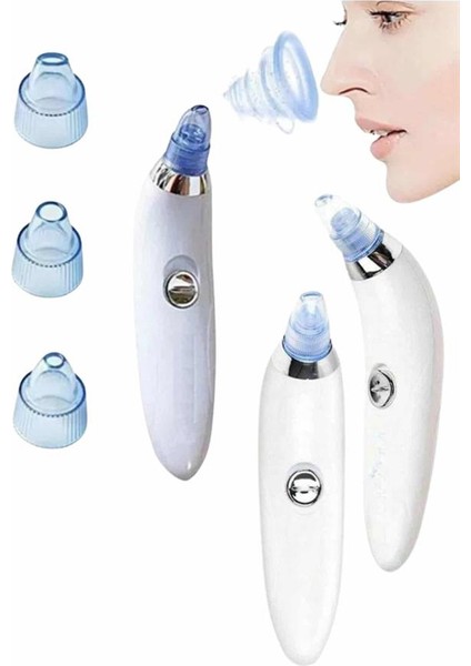 Siyah Nokta Temizleme Cihazı 4 Başlıklı Vakumlu Pilli Ölü Deri Arındırma - M904R903-K24904 indirimleri