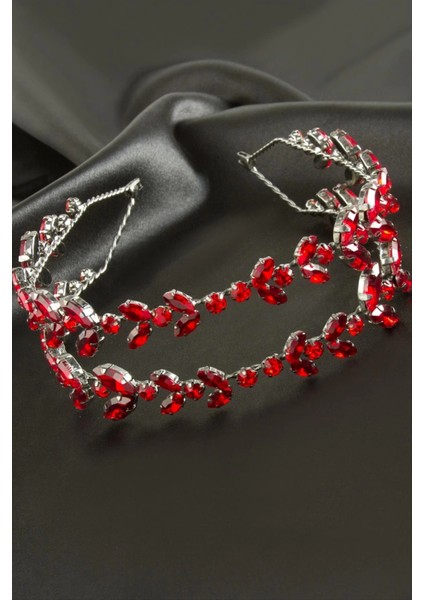 Kristal Taşlı Eğilebilir Saç Aksesuarı