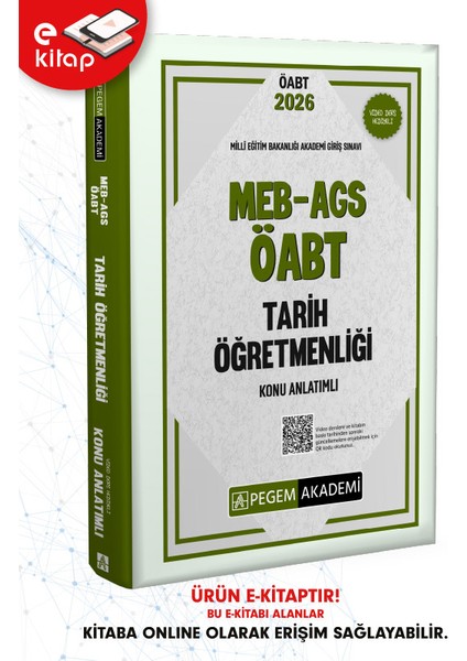 2026 Meb-Ags Öabt Tarih Öğretmenliği Konu Anlatımlı E-Kitap