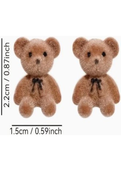 Kahverengi Ayıcık Küpe modelleri