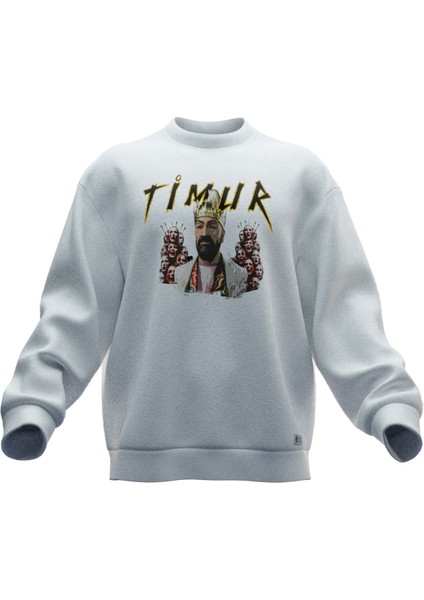 Emir Timur Tasarımlı Rahat Kalıp Unisex Sweatshirt