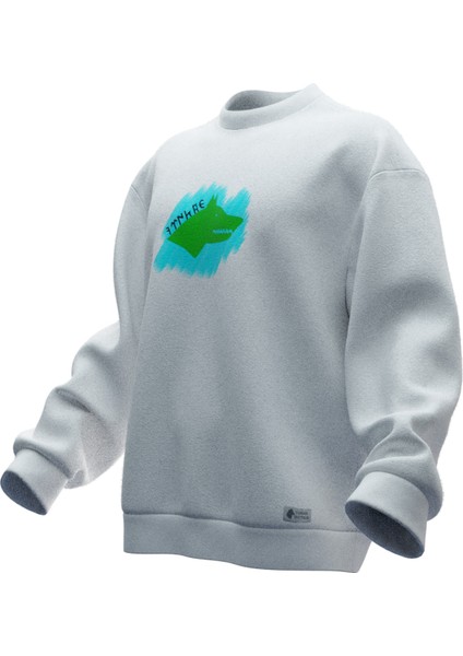 Köktürk V2 Tasarımlı Rahat Kalıp Unisex Sweatshirt fiyatları