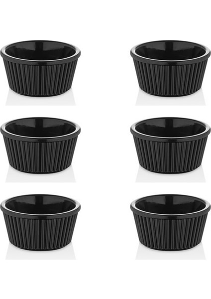 6 Adet Kırılmaz Sosluk – Kahvaltılık, Reçellik, Meze ve Tatlı Servisi Için Isıya Dayanıklı Mini Servis Kasesi - Ev ve Restoran Kullanımına Özel