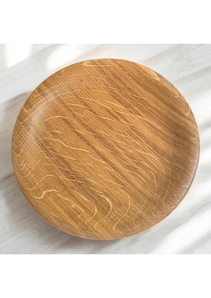 🌳 El Yapımı Meşe Ağacından Ahşap Tabak