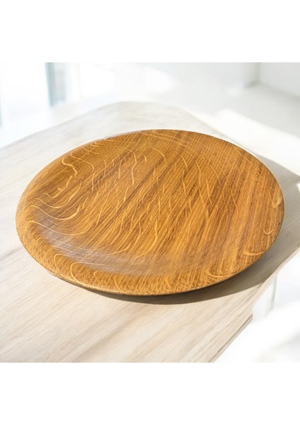 🌳 El Yapımı Meşe Ağacından Ahşap Tabak fırsatları