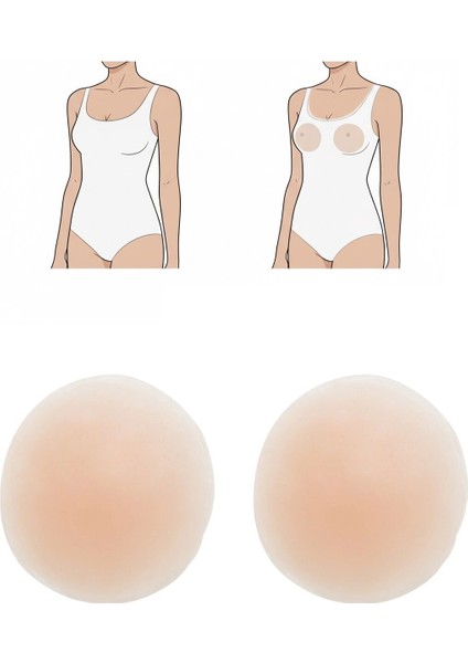 Göğüs Ucu Gizleyici Uzun Ömürlü Silikon 4 Adet fırsatları