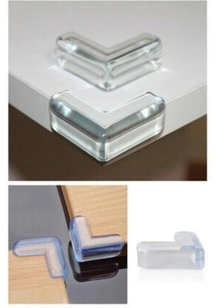 8 Li Masa Sehpa Köşe Koruyucu Silikon- Çocuk Koruma Aparatı fiyatları