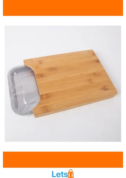 Pratik Tepsili Dayanıklı Ahşap Kesme Tahtası fırsatları