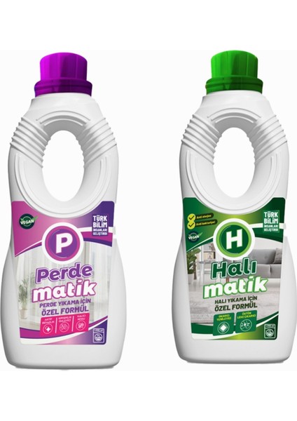 Süper 2'li Süper Perde Matik 1500ML ve Süper Halı Matik 1200 ml 2'si Bir Arada