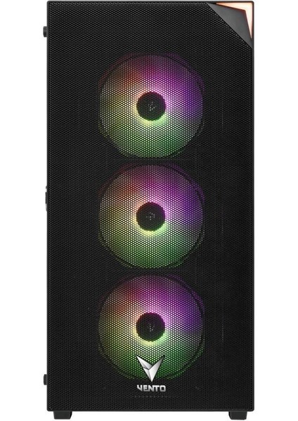 VG3400S Psu Yok 4X12CM Rgb Fan Atx Meshed Panel 2xusb2.0/1xusb3.0 Siyah Gamıng Kasa modelleri