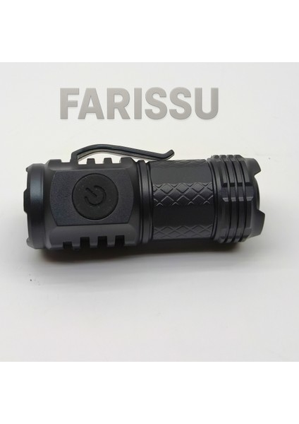 3 Güçlü Mini El Feneri Şarj Edilebilir Type-C