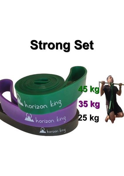Direnç Lastiği Strong 3'lü Set